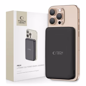 Powerbank Tech-Protect PB24 LifeMag QI2 MagSafe 10000 mAh - black