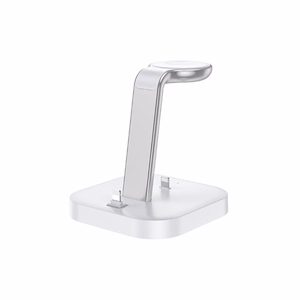 Belaidis įkroviklis Hoco (CW43) 3in 1 (15W MagSafe Compatible) baltas