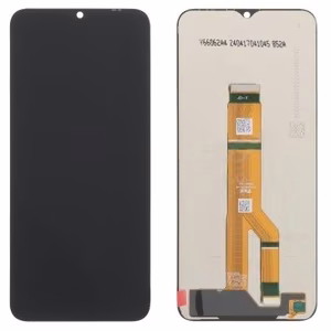 Ekranas Huawei Honor X6b su lietimui jautriu stikliuku Black ORG