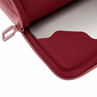 TUCANO Velluto 2 - dėklas MacBook Air 13" (M4/M3/M2/M1/2025-2018) / Pro 13" / Laptop 12" (rožinis)