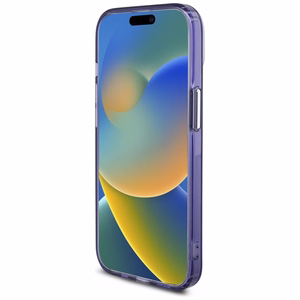 Karl Lagerfeld IML Monograma Karl & Choupette Head Magnetinis iPhone 15 dėklas - violetinis