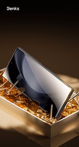 "Benks" grūdintas stiklas "Warrior HD", skirtas "Samsung Galaxy Z Fold 6", juodos spalvos