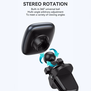 Wozinsky WUMTK magnetinis telefono laikiklis automobilio oro angai - juodas