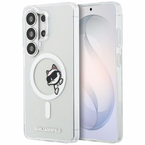 Karl Lagerfeld dėklas Magnetic IML Peekaboo Choupette skirtas Samsung Galaxy S26 Ultra skaidrus