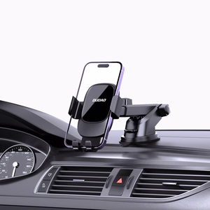 Dudao F5N+ gravity automobilinis laikiklis with suction cup windshield or dashboard - juodas