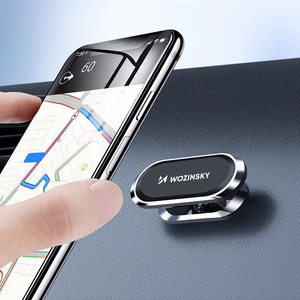 Wozinsky lipnus magnetinis automobilio laikiklis 360 prietaisų skydeliui sidabrinis (WMH-06)