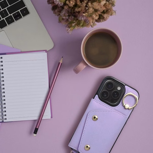 Piniginis dėklas WONDER iPhone 13 violetinis