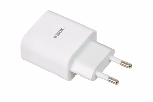 Sieninis įkroviklis iBOX C-37 GaN PD20W, baltas