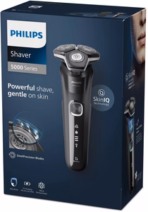 Philips SHAVER Series 5000 S5898/35 skustuvas vyrams Rotorinis skustuvas Apkarpymo mašinėlė Juoda