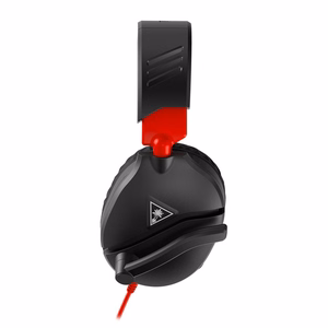 Raudonos ir juodos laidinės ausinės su mikrofonu Turtle Beach Recon 70N, 3,5 mm jungtis