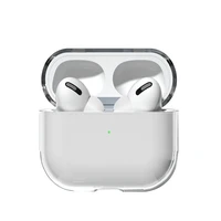 Dėklas AirPods 2 / AirPods 1 standus, stiprus, skaidrus dangtelis ausinėms (dėklas A)