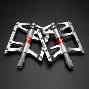 Rockbros JT410 4.10 dviračio pedalai su 4 guoliais – sidabriniai