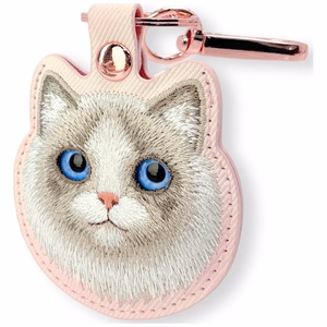 Nimmy New Big Eyed Pet 2.0 didžiaakės katės formos sekiklio dėklas – rožinis