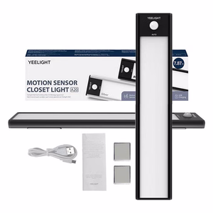 Yeelight spintos jutiklinė lempa 20cm - juoda 4000 K