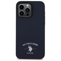 US Polo USHCP15XPARV dėklas telefonui iPhone 15 Pro Max 6.7" su spausdintu DH logotipu - tamsiai mėlyna