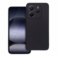 Matinis dėklas telefonui XIAOMI Redmi Note 14 4G (GLOBAL - 164,84mm x 78,15mm x 8,16mm) juodas