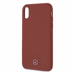 Mercedes Silikono linijos dėklas iPhone Xr - raudonas