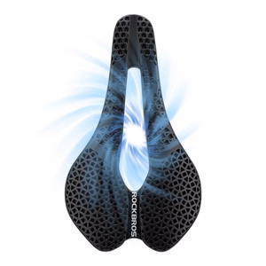 Rockbros LF0214 anatominis 3D vandeniui atsparus dviračio balnelis – juodas