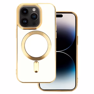 Grožio MagSafe dėklas IPHONE 15 PLUS baltas
