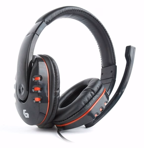 Gembird GHS-402 проводные игровые наушники чёрный