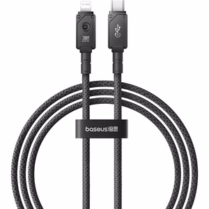 Baseus Unbreakable USB-C į Lightning laidas 1 m, 20W, juodas