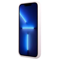 Guess Saffiano Stripe iPhone 13 Pro Max dėklas – violetinis