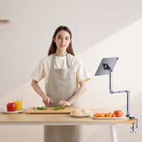 "Wozinsky" WTY0YS1 magnetinis laikiklis, besisukantis 360° kampu, tvirtas, skirtas telefonui ir planšetiniam kompiuteriui - pilkas