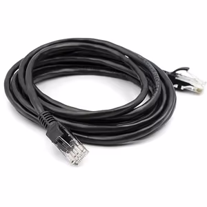 Kabelis Cat5E UTP, 3m, juodas