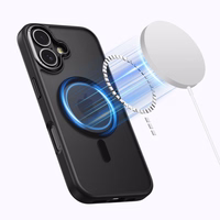 Tech-Protect MagEdge Magnetinis dėklas telefonui iPhone 17 - matinė juoda