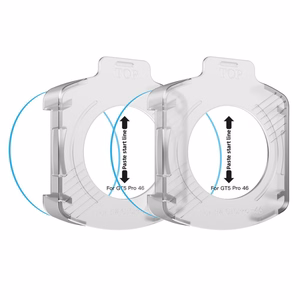 Tech-Protect Easy Set+ 2 rinkinys grūdintas stiklas Huawei Watch GT 5 Pro 46 mm - skaidrus
