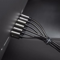 FORCELL F-ENERGY Metal C239 kabelis Type-C į Type-C PD QC4.0 5A 100W E-mark 1 m sidabrinis