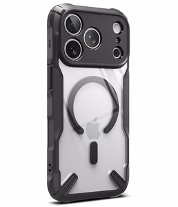 Ringke Fusion X Magnetic MagSafe dėklas iPhone 18 Pro Max / 17 Pro Max, juodas