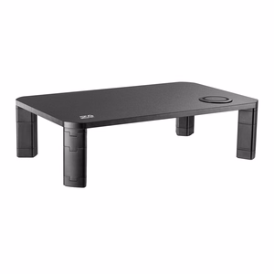 Ergo Office ER-415 Monitor Stand Shelf Wireless Qi Charging Adjustable 17" - 32" 20kg Induction Charger