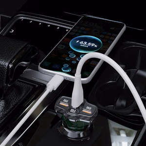 Dudao R78 78W automobilinis įkroviklis USB-C PD / 2xUSB-A QC - juodas