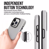 Telefono Dėklas "Vmax Triangle" Samsung S921 S24 Sidabrinis