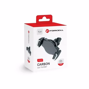 Автомобильный держатель телефона Forcell F-Grip Carbon H-CF509 воздуховод чёрный