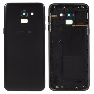 Galinis dangtelis Samsung J600 J6 2018 juodas originalus (naudotas, Grade B)