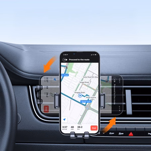 Joyroom JR-ZS283 automobilinis telefono laikiklis oro angai juodas