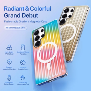 Dėklas Dux Ducis Zest Samsung S938 S25 Ultra Gradient Rainbow