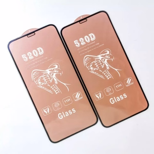 LCD apsauginis stikliukas 520D Xiaomi Redmi 11A/12C/Poco C55 juodas