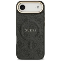 GUESS dėklas IPHONE 17 Air suderinamas su MagSafe GUHMP17MP4MSEGCK (PU 4G su klasikiniu) juodas
