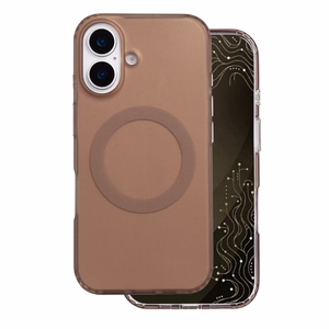 Tecto Shield Mistiq Mag dėklas, skirtas iPhone 16 6,1", rudas