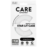 CARE by PanzerGlass Flagmanas Urban Combat StarLight Balta Magnetinis iPhone 16e dėklas - skaidrus
