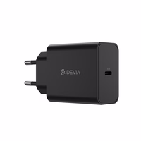 Devia wall įkroviklis Rocket PD 45W 1x USB-C baltas + laidas USB-C - USB-C