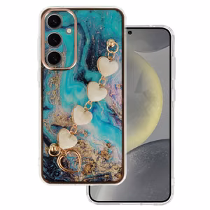 Dėklas telefonui Trend Case skirtas Samsung Galaxy S24 dizaino 6 mėlynas
