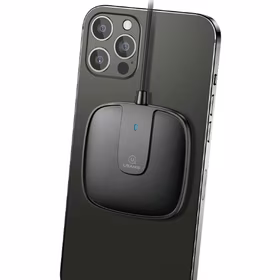 USAMS Belaidis įkroviklis MAGNETIC 15W IPHONE 12 juodas