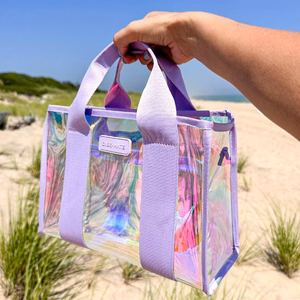 Case-Mate Mini Travel Tote Bag vandeniui atsparus krepšys per petį, Soap Bubble