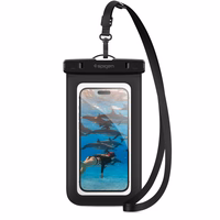 Dėklas telefonui Spigen Aqua Shield A601 atsparus vandeniui IPX8 - juodas