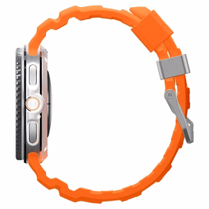 SPIGEN WBS2 dirželis SAMSUNG GALAXY WATCH 8 / CLASSIC (40 / 44 / 46 MM) oranžinis