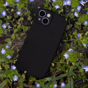 Simple Color Magnetinis dėklas telefonui iPhone 15 Pro 6,1" juodas